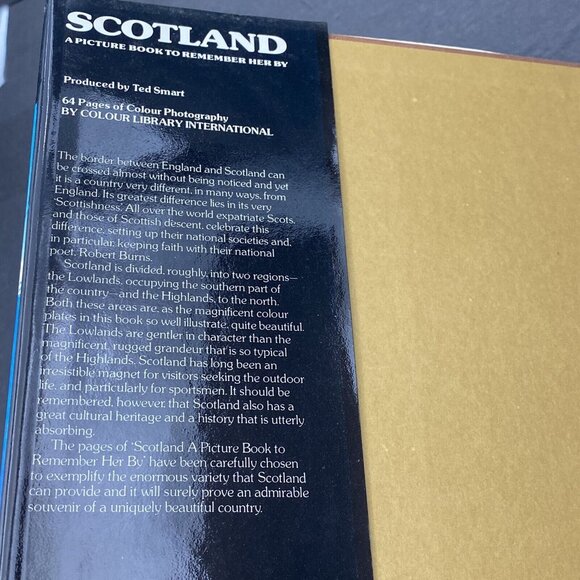 Scotland A Picture Book To‎ Remember Her By Book Ted Smart Vintage 1978 - Picture 5 of 12